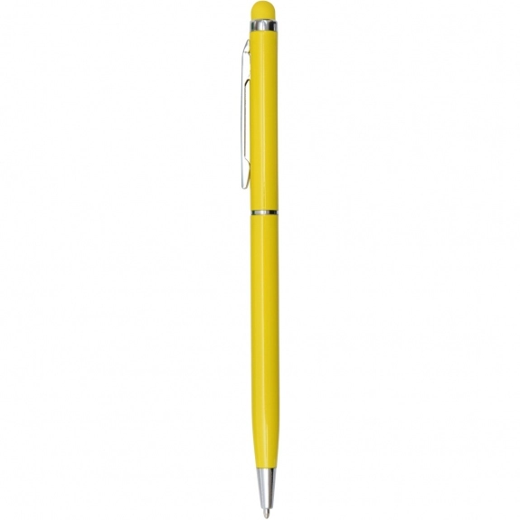 Yellow Twist Action Stylus Custom Pens