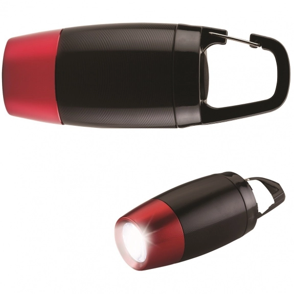 Red - Clip-On LED Custom Flashlight w/ Lantern