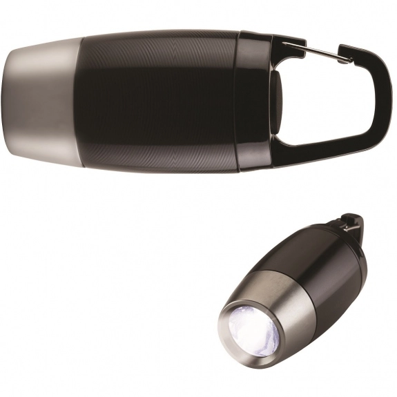 Grey - Clip-On LED Custom Flashlight w/ Lantern