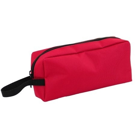 Red - Mini Duffle Business Custom Travel Kit - 7.5"w x 3.5"h x 2"d