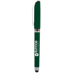 Forest green Avendale Velvet Touch Custom Stylus Gel Pen