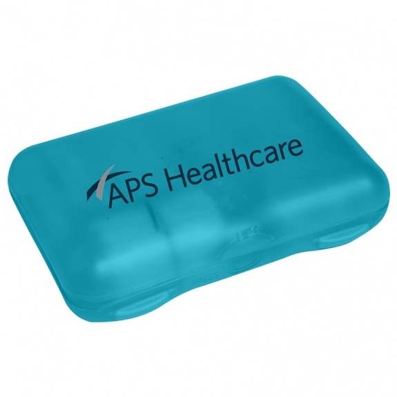 Translucent Aqua Pro Care Promotional First Aid Kit 