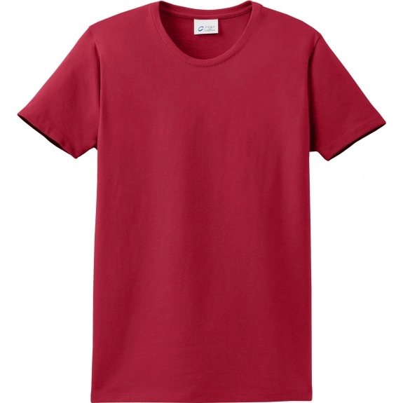 Red Port & Company Essential Logo T-Shirt - Women's - Dark Colors