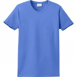 Ultramarine Blue Port & Company Essential Logo T-Shirt - Women's - Dark Col