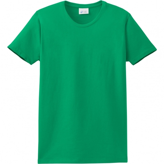 Kelly Green Port & Company Essential Logo T-Shirt - Women's - Dark Colors