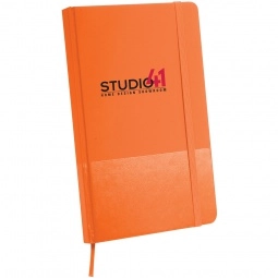 Orange Kingston Custom Imprinted Journal - 5"w x 8.5"h