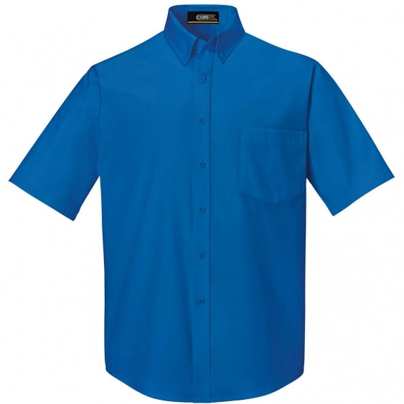 True Royal Core365 Optimum Short Sleeve Custom Dress Shirt - Men's