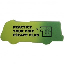 Green/Yellow Fire Truck Color Changing Custom Eraser