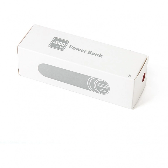 Aluminum Power Bank Custom Charger - Gift Box