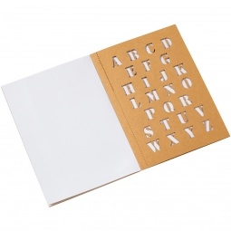 Alphabet - Kraft Custom Stencil Book