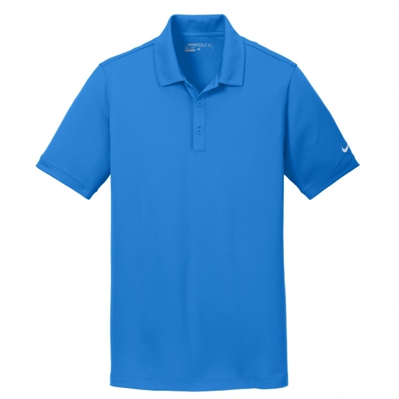 Light Photo Blue Nike Golf Dri-FIT Solid Icon Pique Custom Polo Shirts 