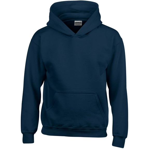 Navy blue Gildan&#174; Pullover Hooded Custom Sweatshirt - Youth - Colors
