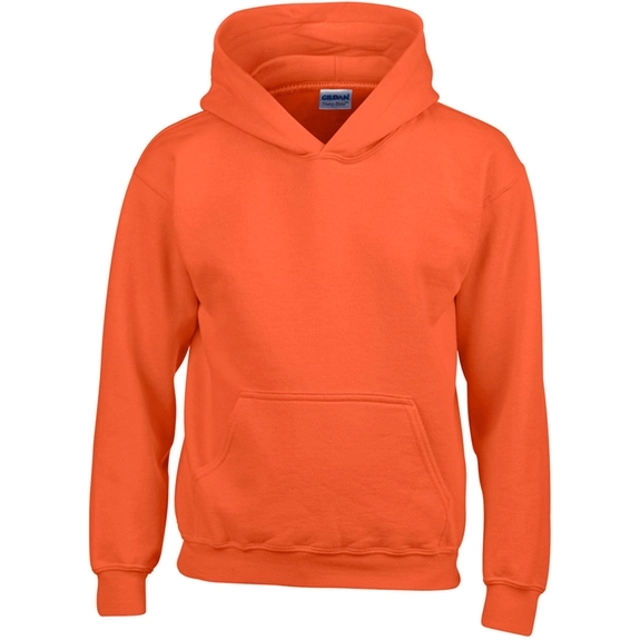 Orange Gildan&#174; Pullover Hooded Custom Sweatshirt - Youth - Colors