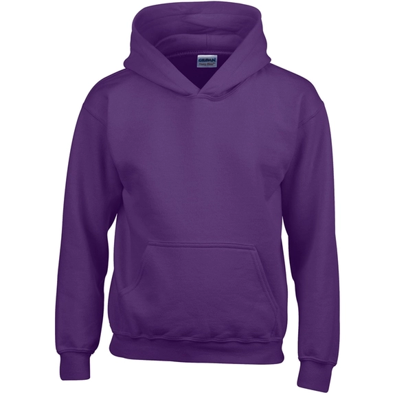 Purple Gildan&#174; Pullover Hooded Custom Sweatshirt - Youth - Colors