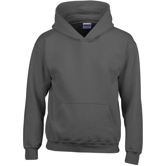 Charcoal Gildan&#174; Pullover Hooded Custom Sweatshirt - Youth - Colors