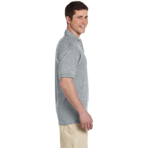 Side - JERZEES Heavyweight Cotton Jersey Custom Branded Polo