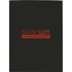 Black - Gloss Promotional Paper Folder