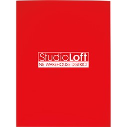 Red - Gloss Promotional Paper Folder