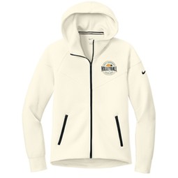 Pale Ivory - Nike&#174; Tech Fleece Custom Full-Zip Hoodie - Women's