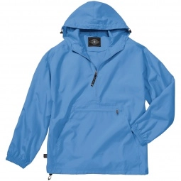 Columbia Blue Pullover Custom Jacket by Charles River