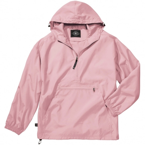 Pale Pink Pullover Custom Jacket by Charles River