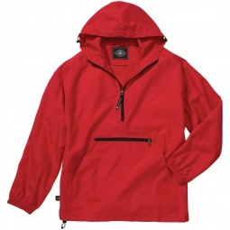 Red Pullover Custom Jacket by Charles River