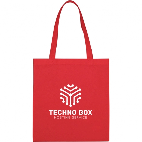 Red Economy Non-Woven Promotional Tote 