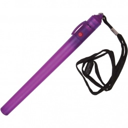 Purple Promotional Glow Stick w/ Breakaway Lanyard