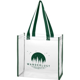 Forest Clear EVA Event Promotional Tote Bags - 12"w x 12"h x 6"d