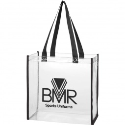 Black Clear PVC Event Promotional Tote Bags