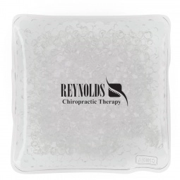 Clear Square Gel Beads Custom Hot/Cold Packs