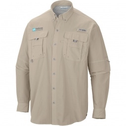 Columbia® PFG Bahama II Long Sleeve Custom Shirts - Men's