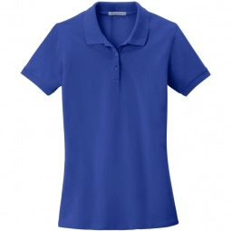 True Royal Port Authority EZCotton Pique Custom Polo Shirt - Women's