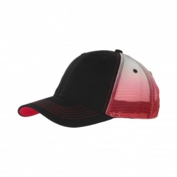 Red - Structured Ombre Custom Cap