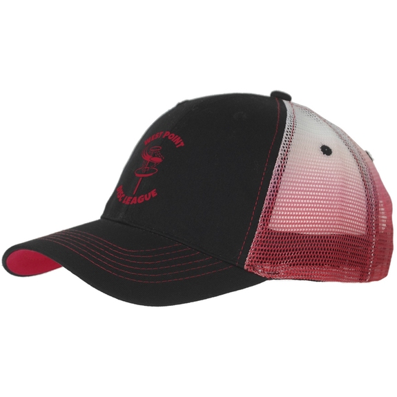 Red - Structured Ombre Custom Cap