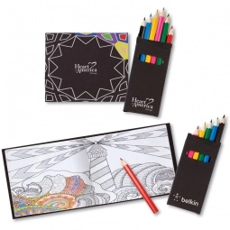 In Use - Adult Custom Coloring Book w/ Colored Pencils