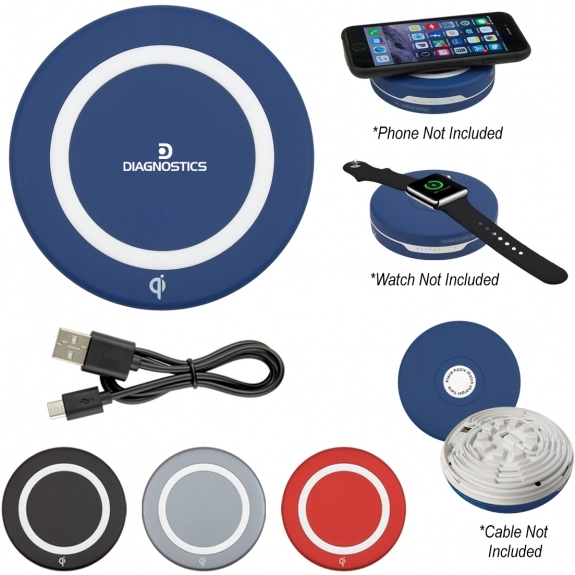 Collage - Qi Wireless Phone & Watch Custom Power Bank