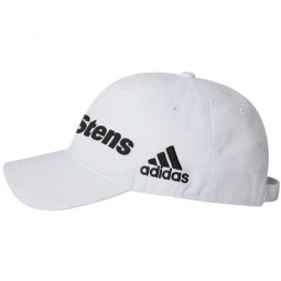 White Adidas Core Performance Relaxed Custom Cap
