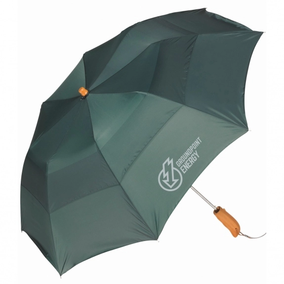 Hunter Green - Peerless Lil Windy Vented Custom Umbrella - 43"