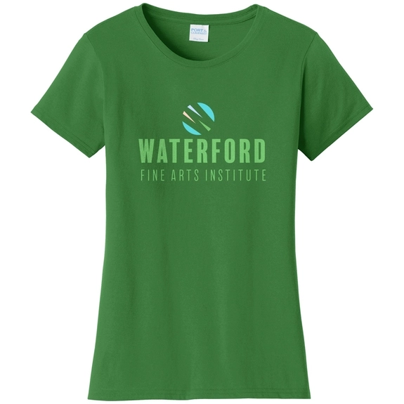 Kiwi green Port & Company&#174; Fan Favorite Custom T-Shirt - Women's