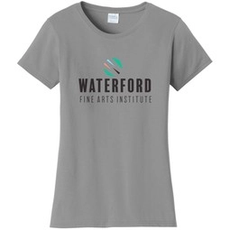 Medium grey Port & Company&#174; Fan Favorite Custom T-Shirt - Women's