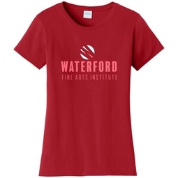 Team cardinal Port & Company&#174; Fan Favorite Custom T-Shirt - Women's