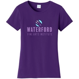 Team purple Port & Company&#174; Fan Favorite Custom T-Shirt - Women's