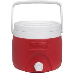 Red Coleman 2-Gallon Party Stacker Custom Cooler
