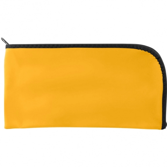 Yellow Nylon Curved Custom Bank Bag