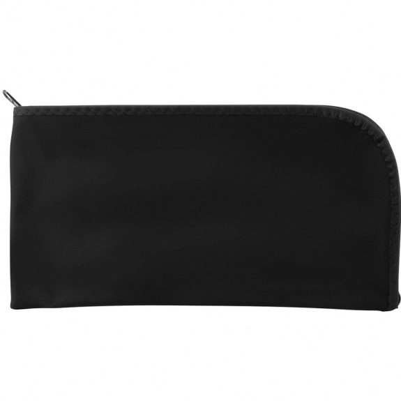 Black Nylon Curved Custom Bank Bag