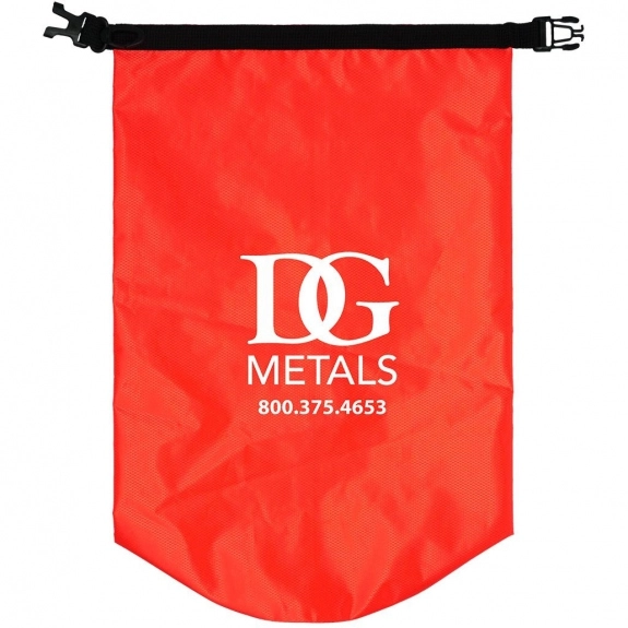 Red - Roll-Top Waterproof Promotional Dry Bag - 10L
