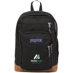 Black - JanSport Cool Student Branded Computer Backpack - 15"