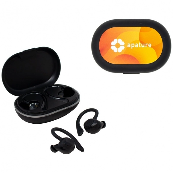 Black Full Color OrigAudio Dripz Waterproof Custom Earbuds