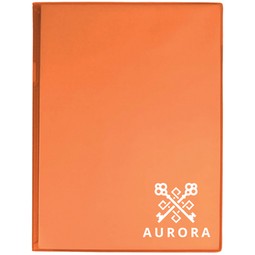 Translucent Orange - Value Plus Standard Custom Imprinted Folder